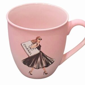 Fig & Fern Shopping w/Chanel Handbag Print Mug